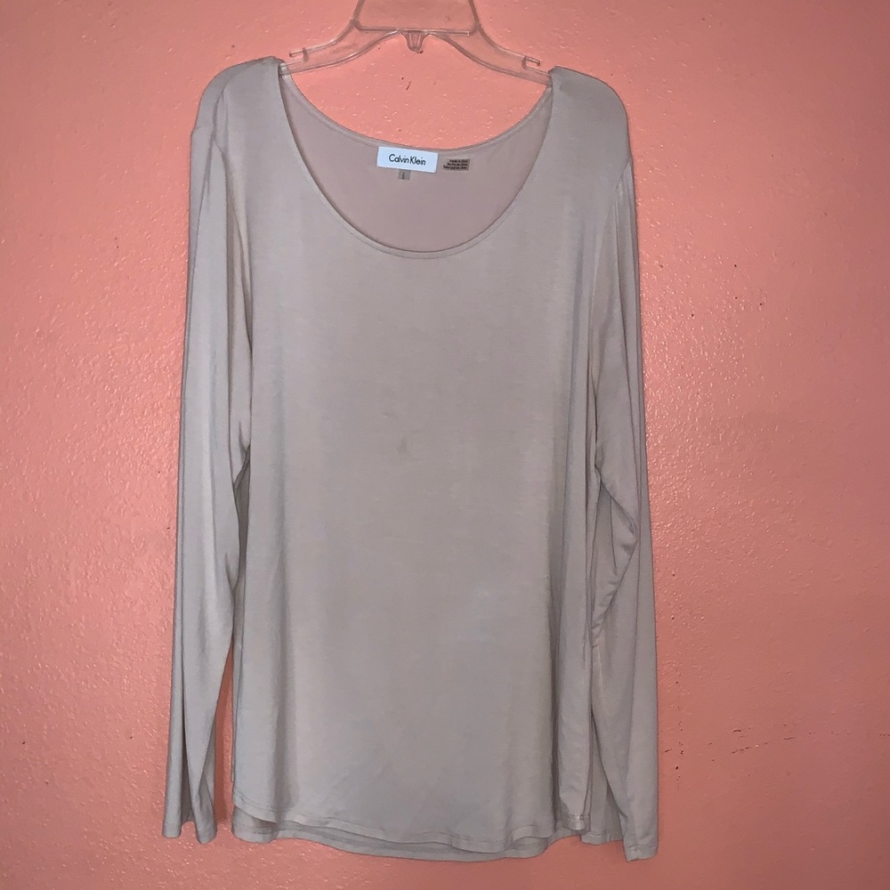 Calvin Klein Mauve Long Sleeve Shirt